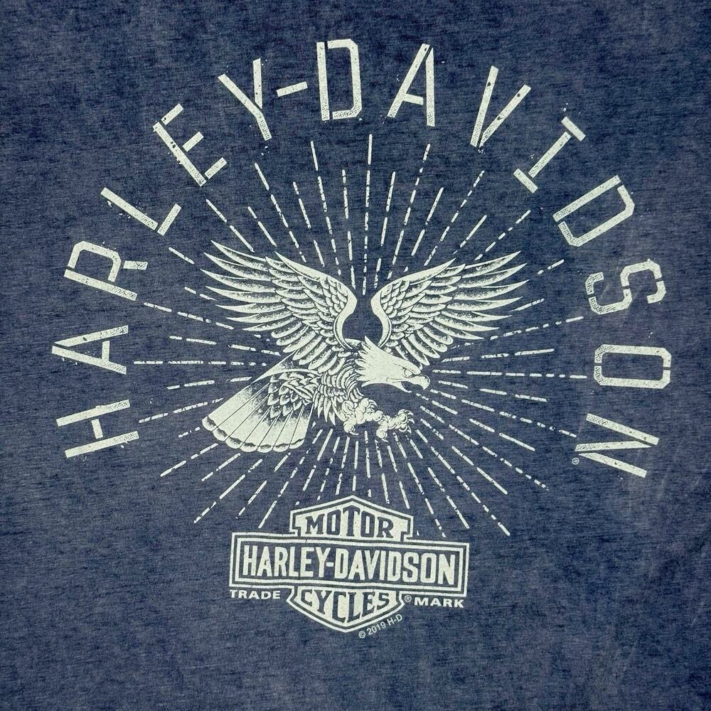 Vintage Harley Davidson Shirt Mens XL Blue Chandler Arizona Scorpion Graphic Tee - Picture 3 of 8
